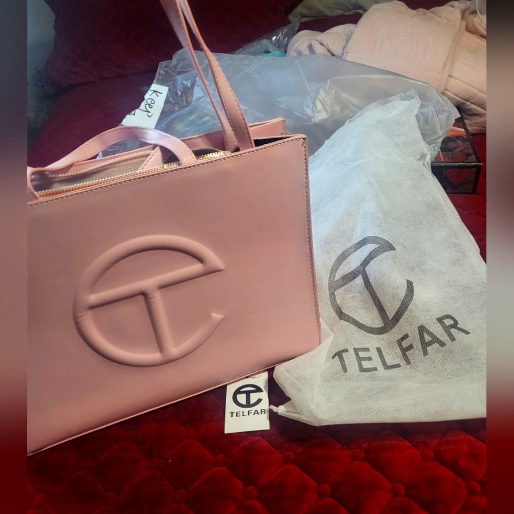 Pink medium tote